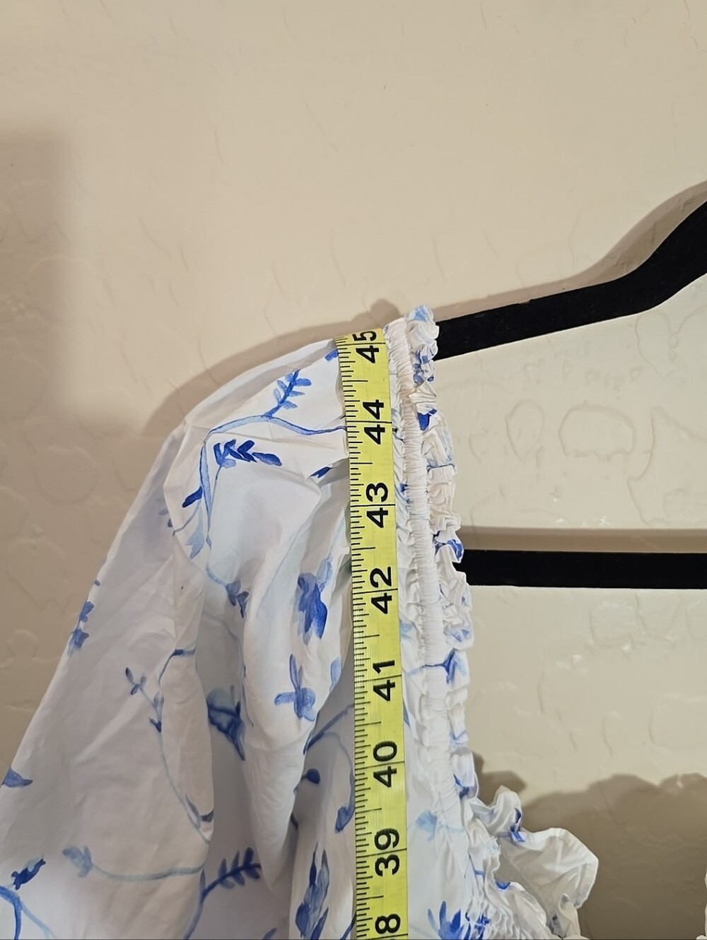 Hill House Home Nesli Nap Blue Floral Smocked Midi Dress Womens Size M - Picture 6 of 9
